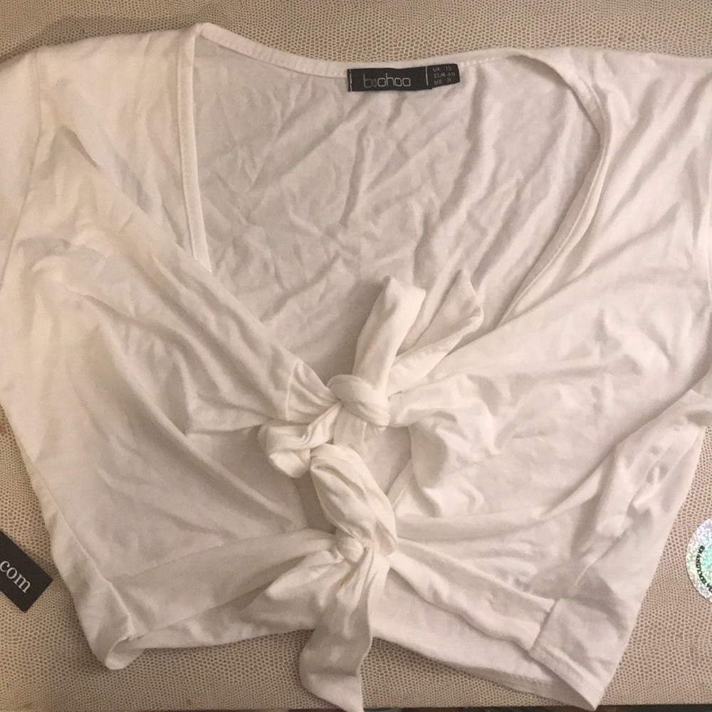 Isabel Tie Front Crop Top
